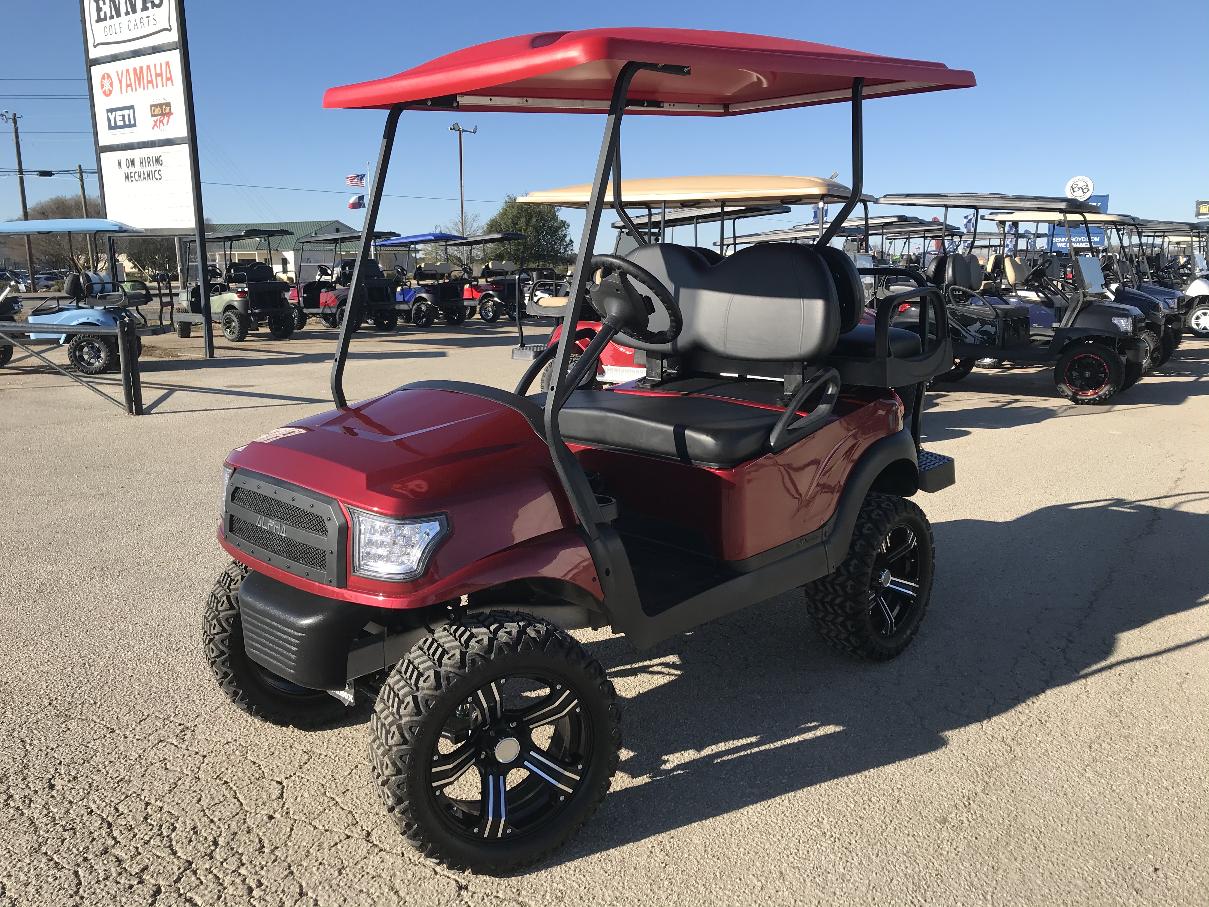 CLUB CAR. LIFT. REAR SEAT. - Ennis Golf Carts