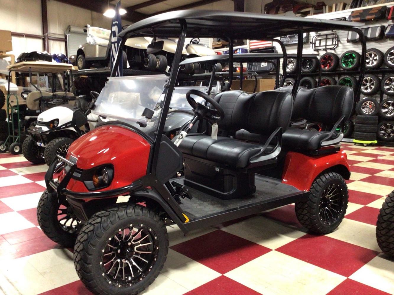 2024 E-Z-GO Liberty 4.2 Lithium Batteries – RED