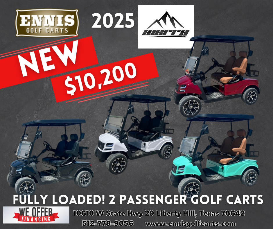 2023 MadJax X-Series 48v – BLACK - Ennis Golf Carts